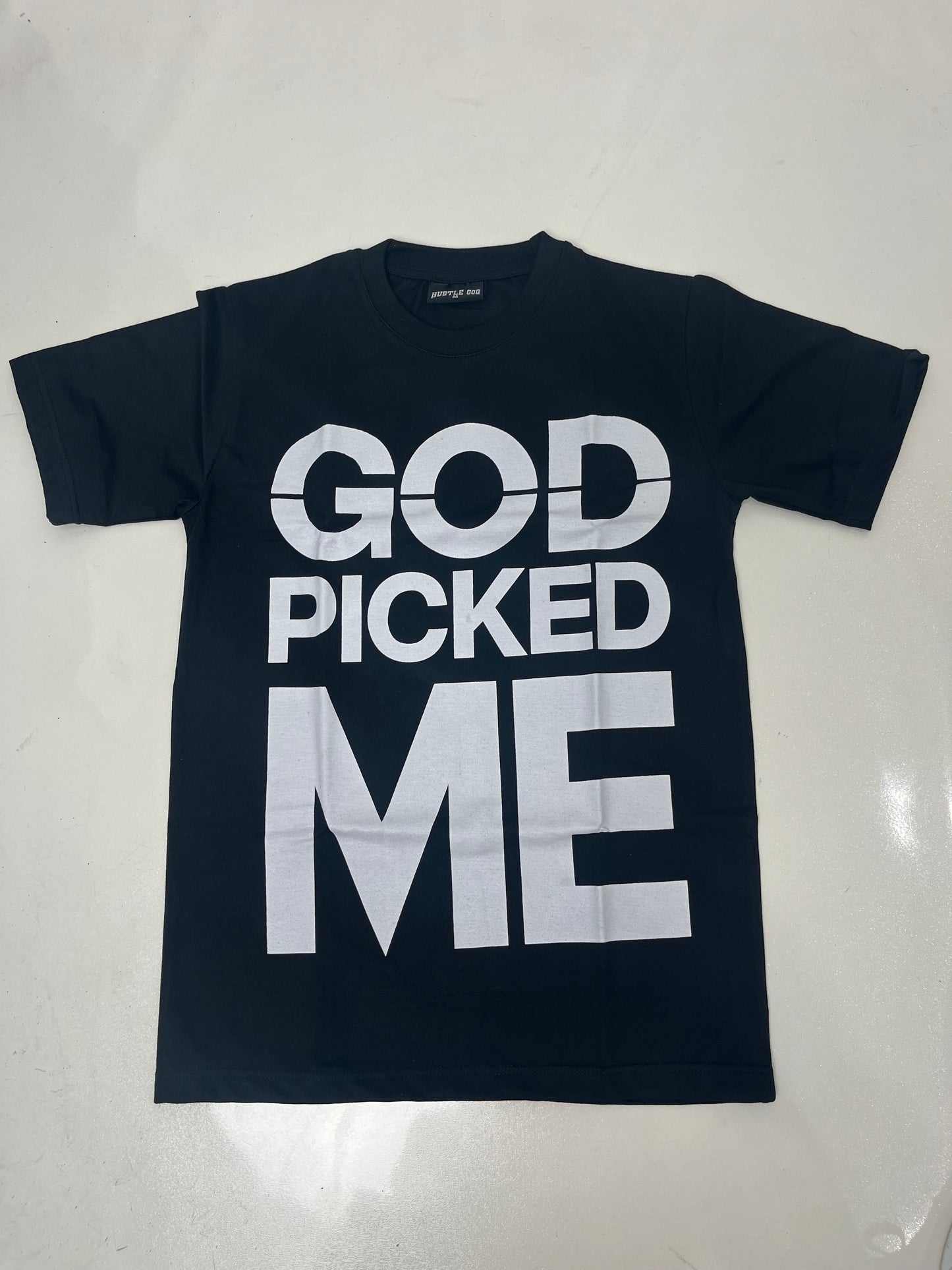 God Picked Me Black T-Shirt