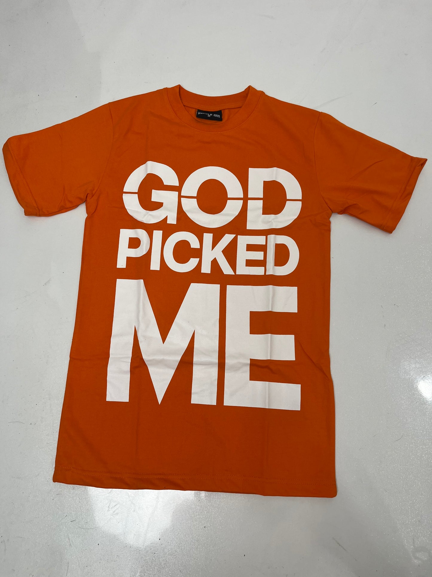 God Picked Me Orange T-Shirt