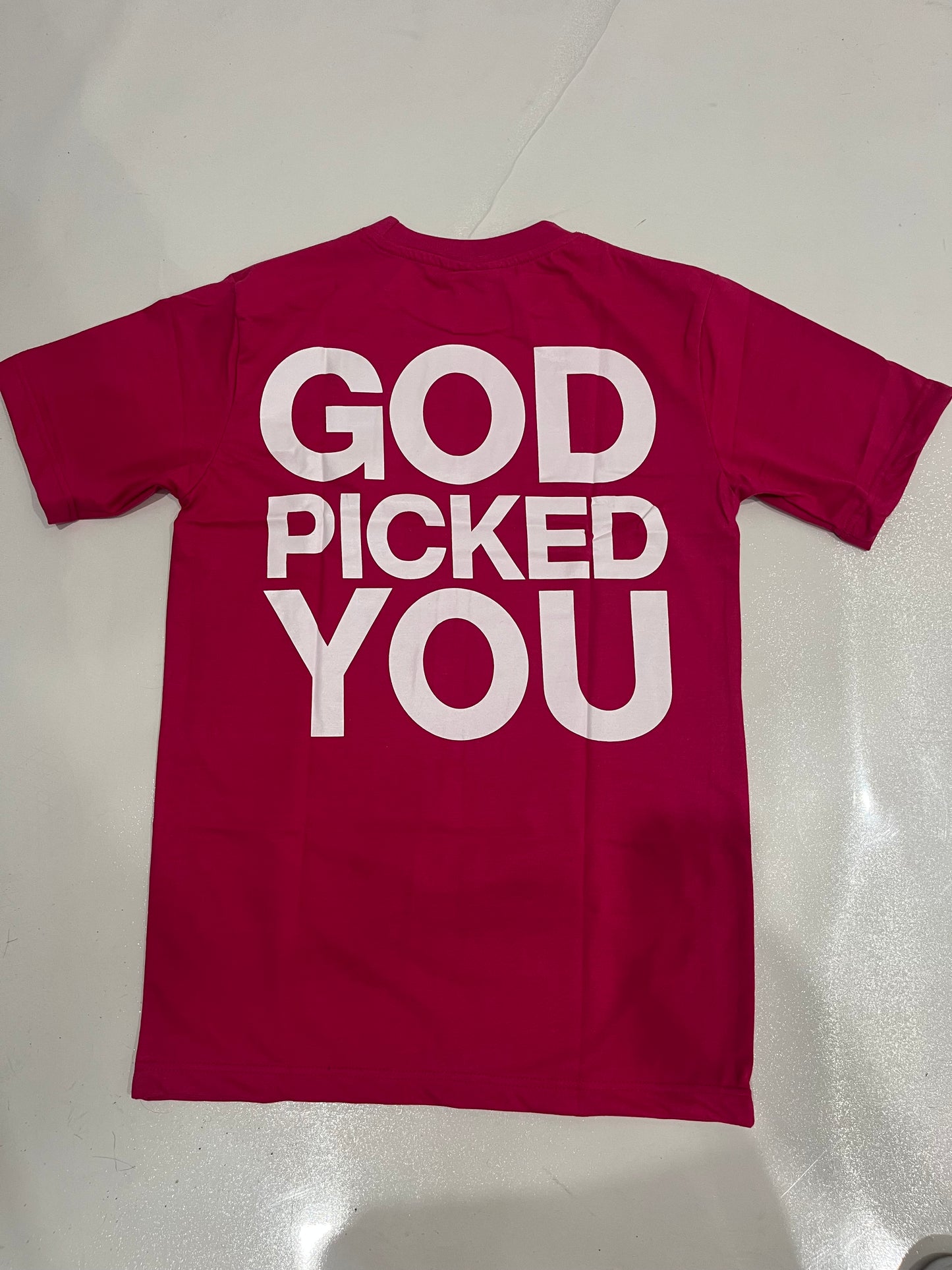 God Picked Me Red T-Shirt