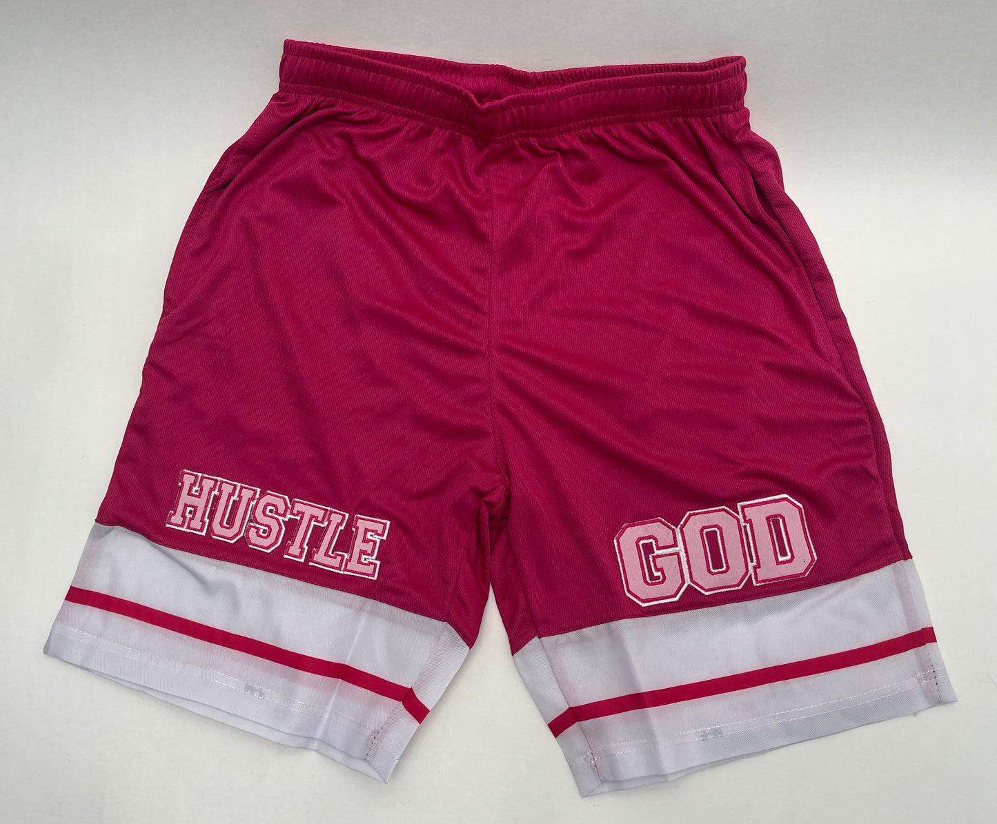 Hustle God Pink Shorts
