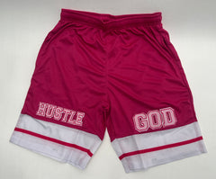 Hustle God Pink Shorts