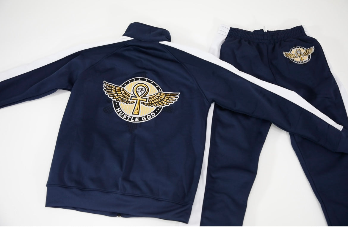 Track Suit Blue & White