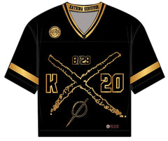Kids BlackKatrina 20 Jersey