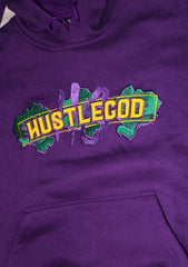 MARDI GRAS Hoodie Purple