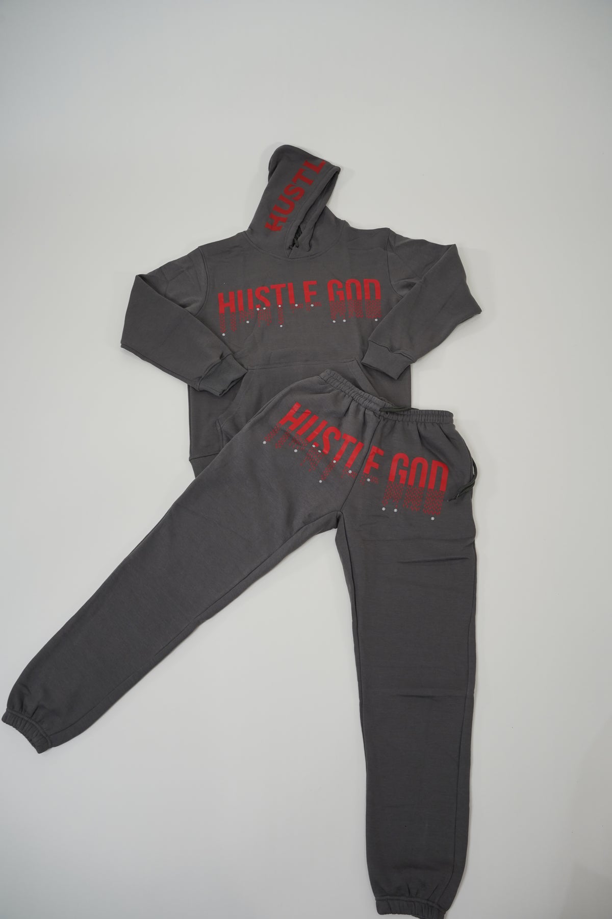 HG Bullish Crypto Jogging Suit Grey & Red