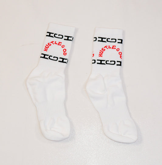 Women’s HG Chain Link White Socks