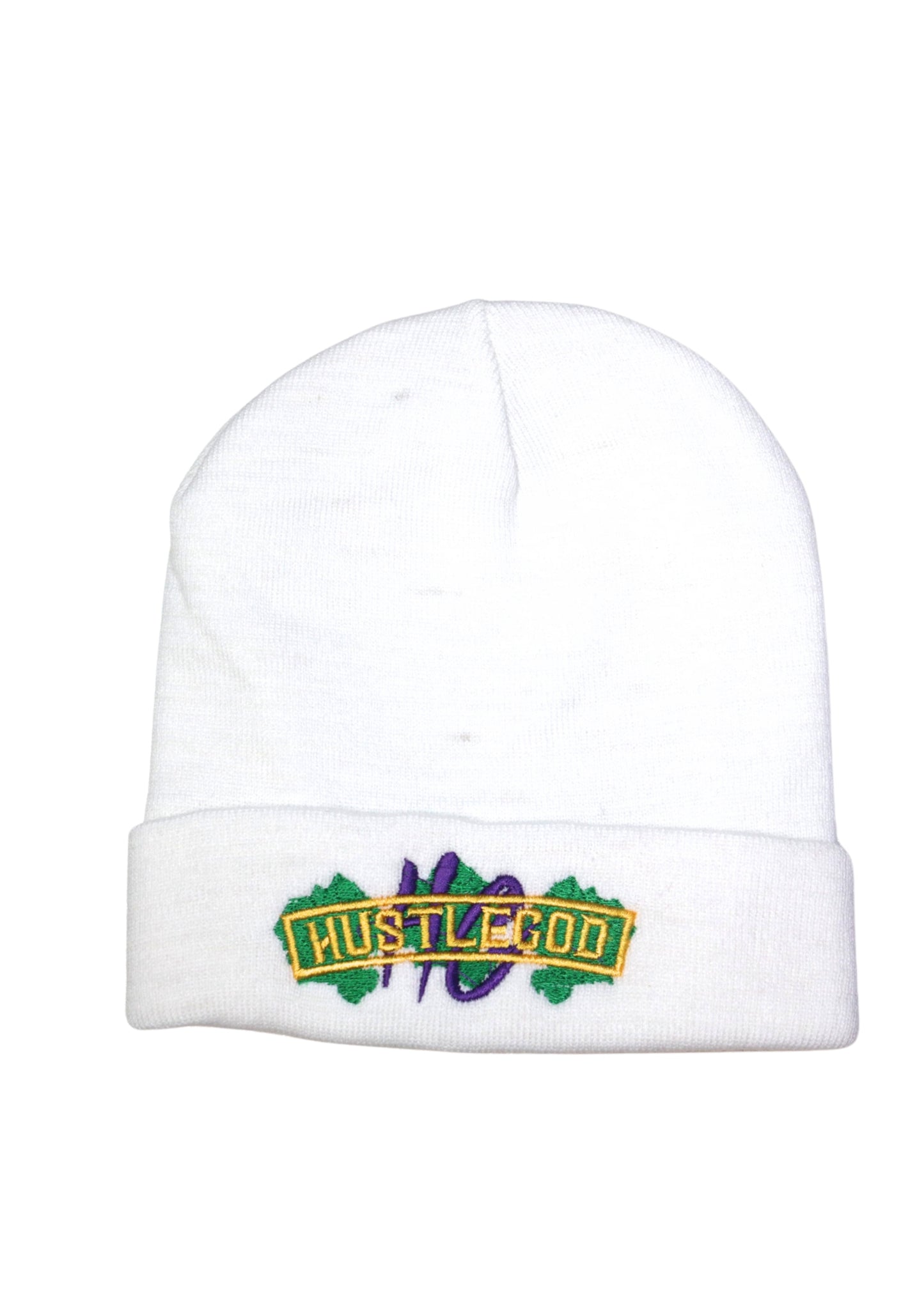 HGC Mardi Gras Beanie White