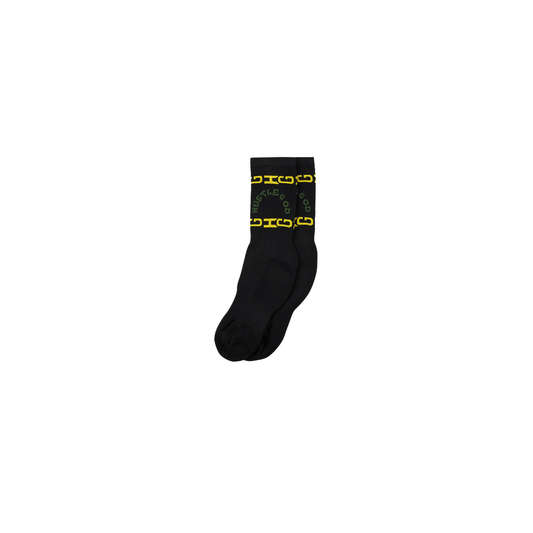 Black, Yellow, & Green HGC Socks