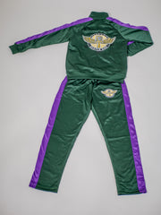 Track Suit Green and Purple