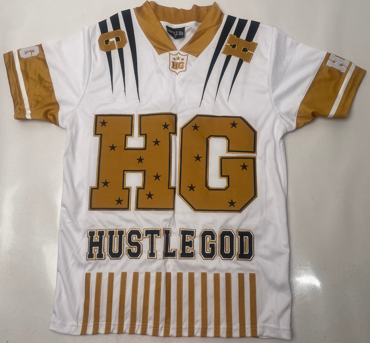 Hustle God White Jersey