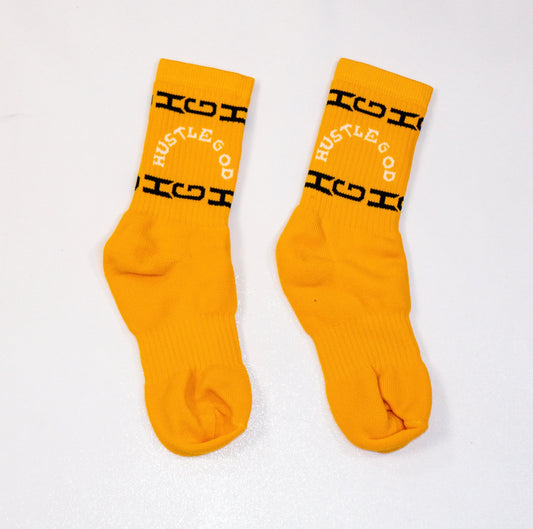 Women’s HG Chain Link Gold Socks