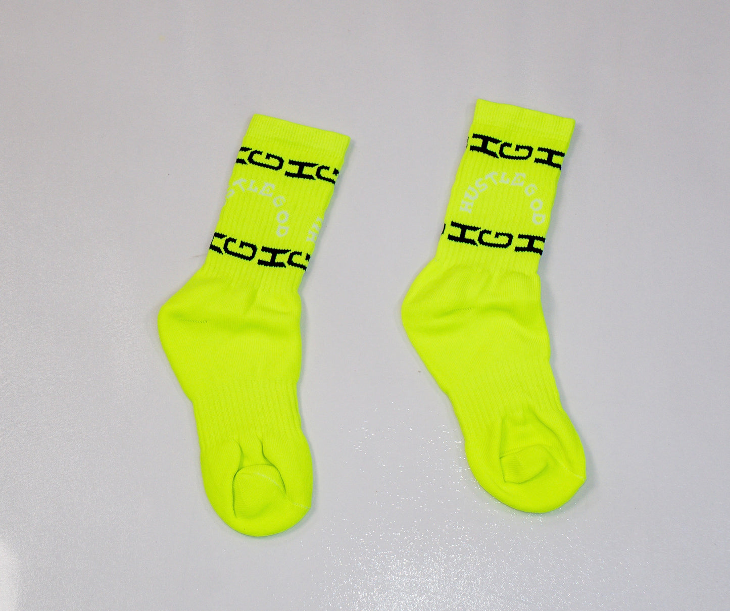 Women’s HG Chain Link Lime Green Socks