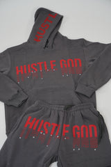 HG Bullish Crypto Jogging Suit Grey & Red
