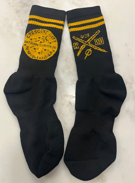 Black Katrina 20 Socks