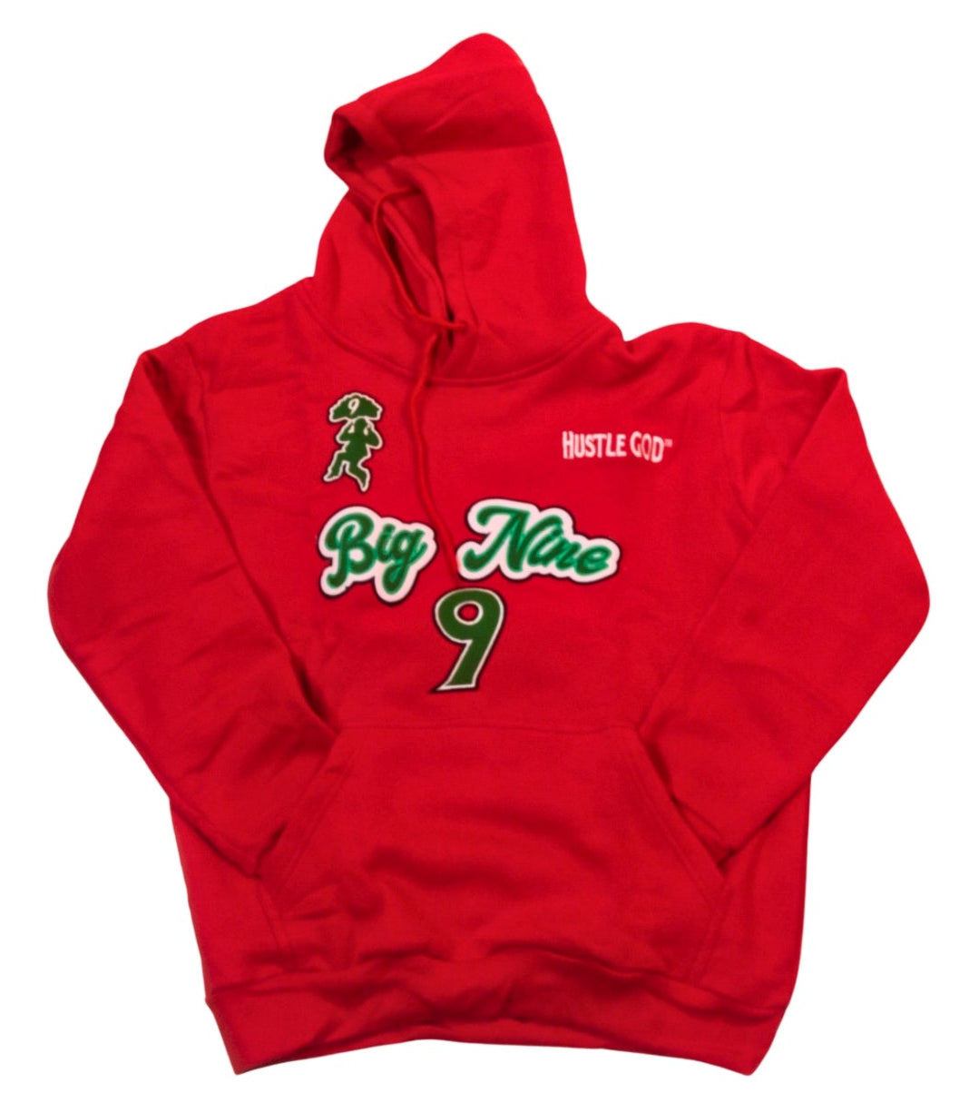 BIG 9 HOODIE RED
