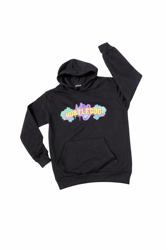 MARDI GRAS Hoodie BLACK