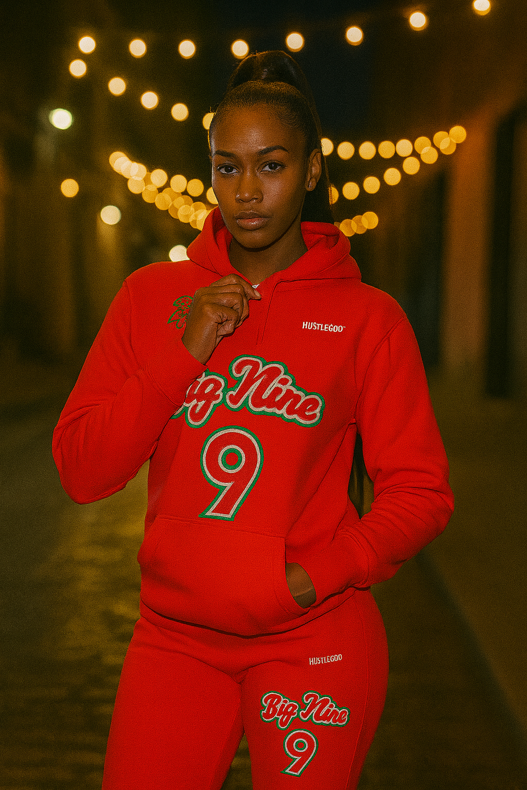 BIG 9 JOGGER SUIT RED