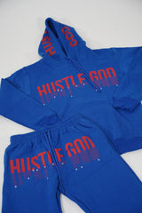 HG Bullish Crypto Jogging Suit Royal Blue & Red