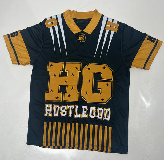 Hustle God Black & Gold Jersey