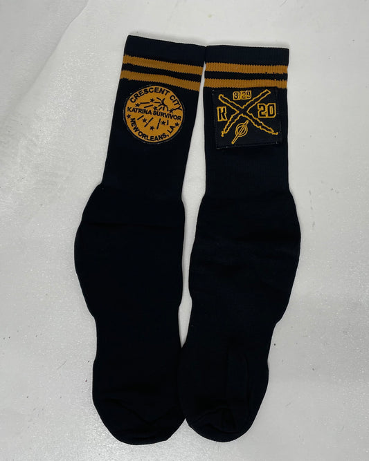 Black Katrina 20 Socks