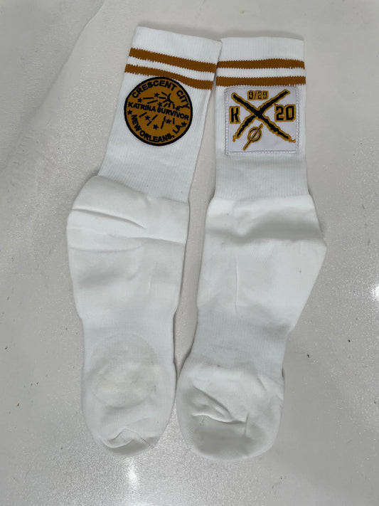 White Katrina 20 Socks