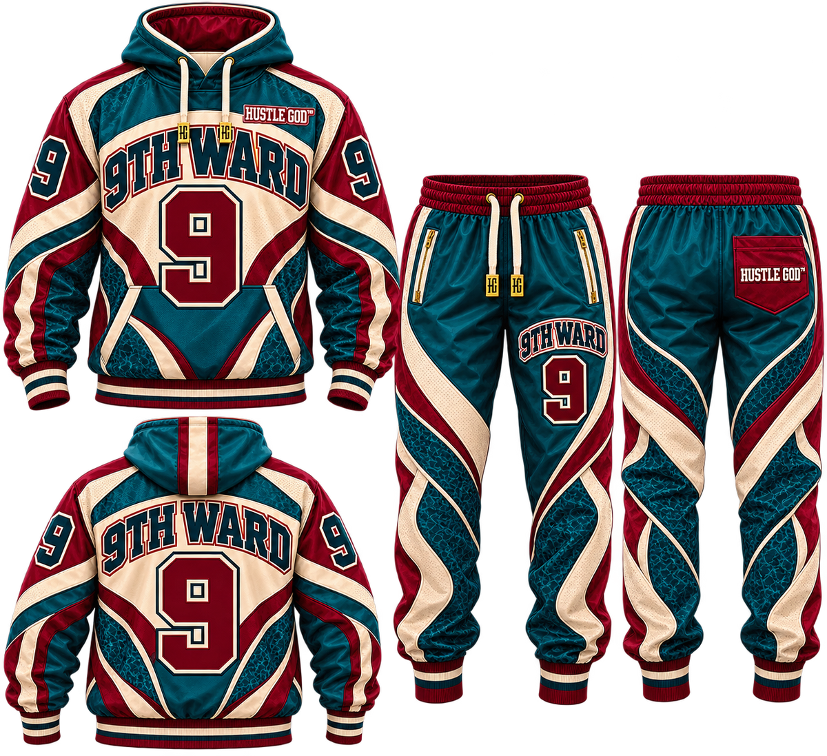 9th Ward Holiday Jogging Suit
