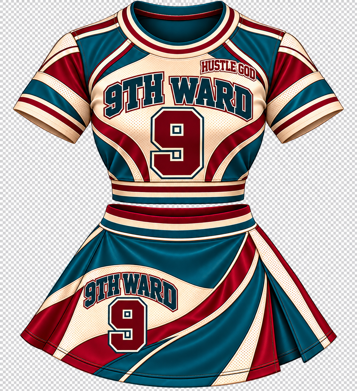 9th Ward Holiday Women's Skirt Set