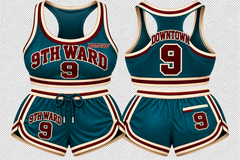 9th Ward Holiday Bra Top Set