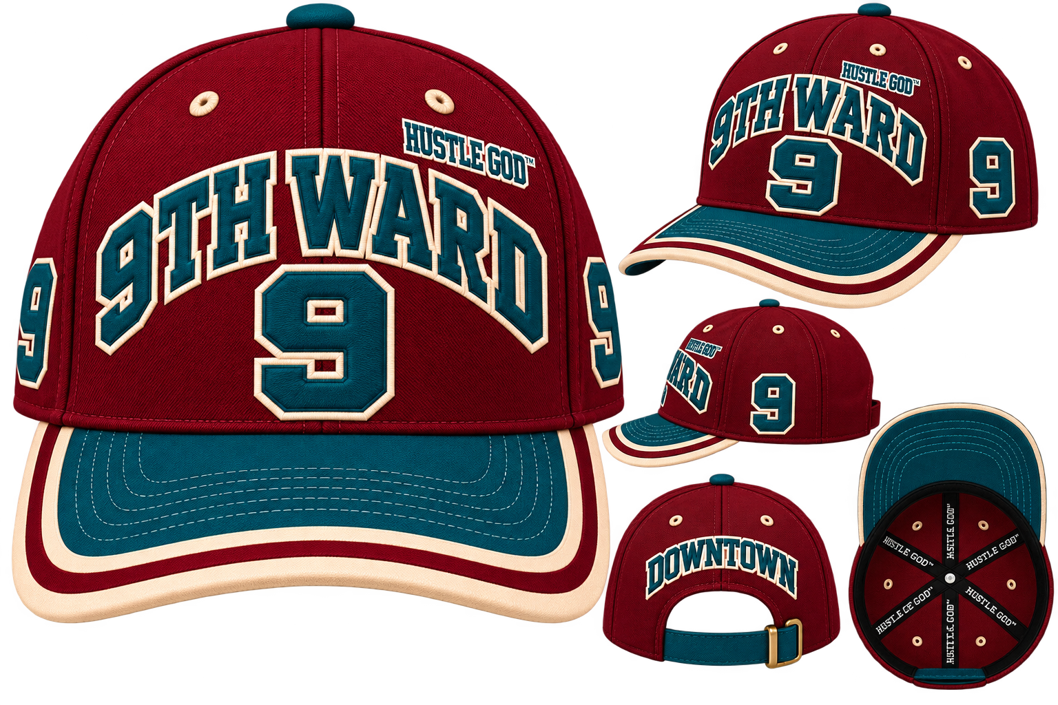 9th Ward Holiday Baseball Hat