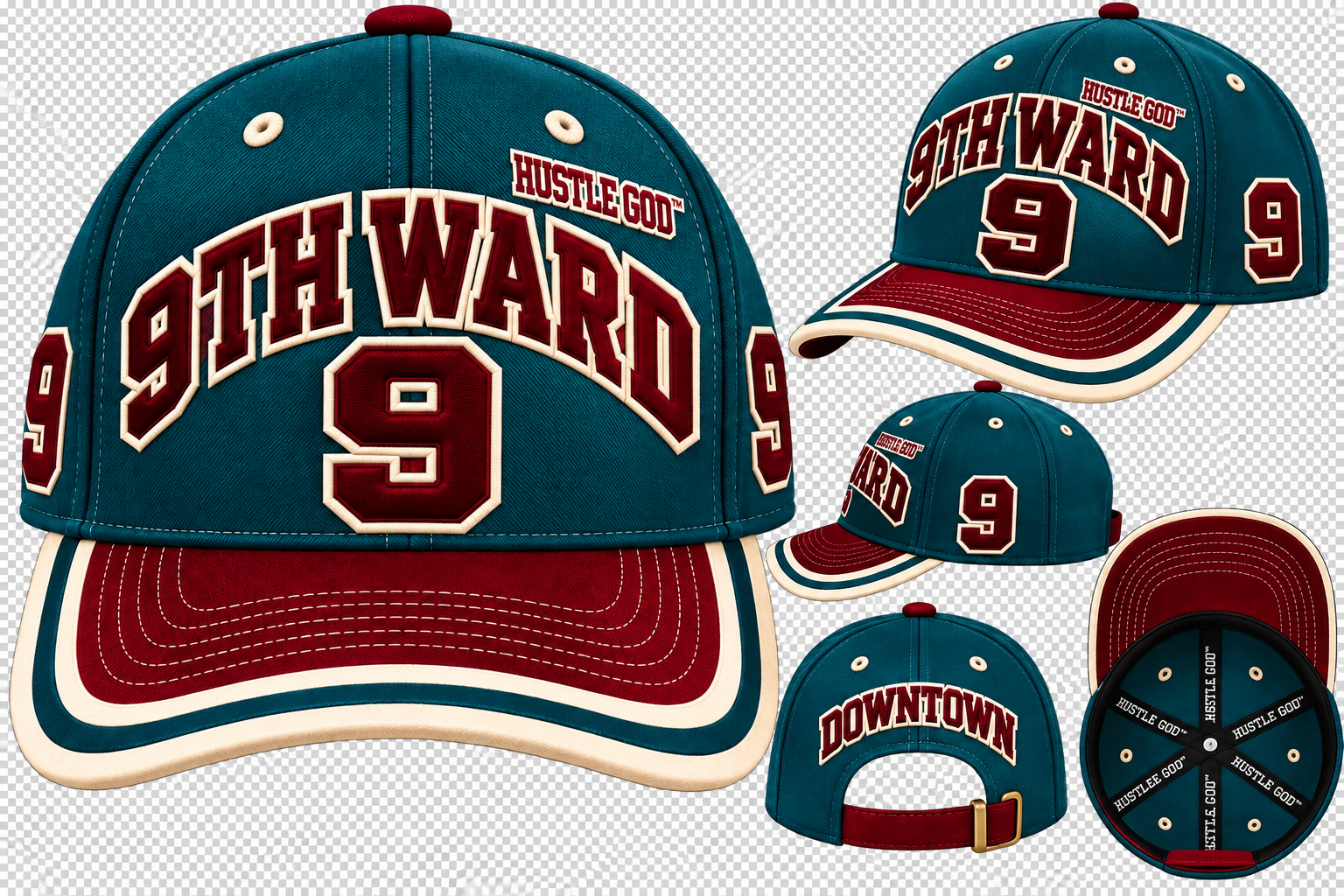 9th Ward Holiday Baseball Hat