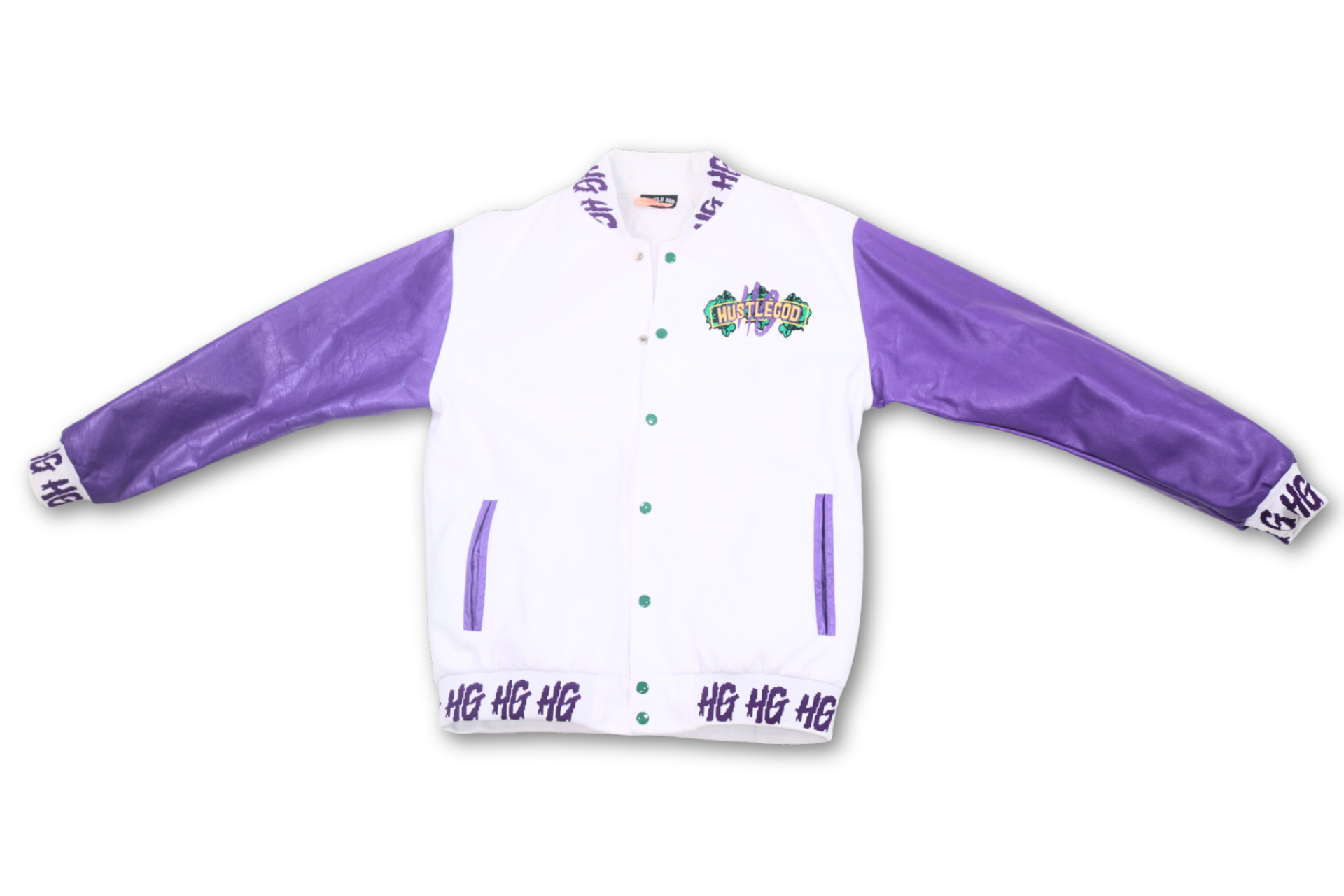 Custom HG3 Letterman Jacket Green