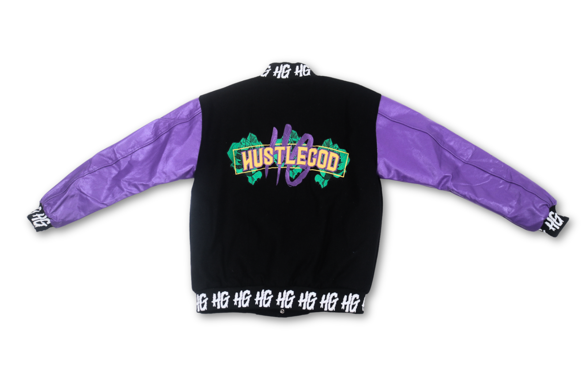 Custom HG3 Letterman Jacket Green