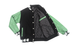 Custom HG3 Letterman Jacket Green