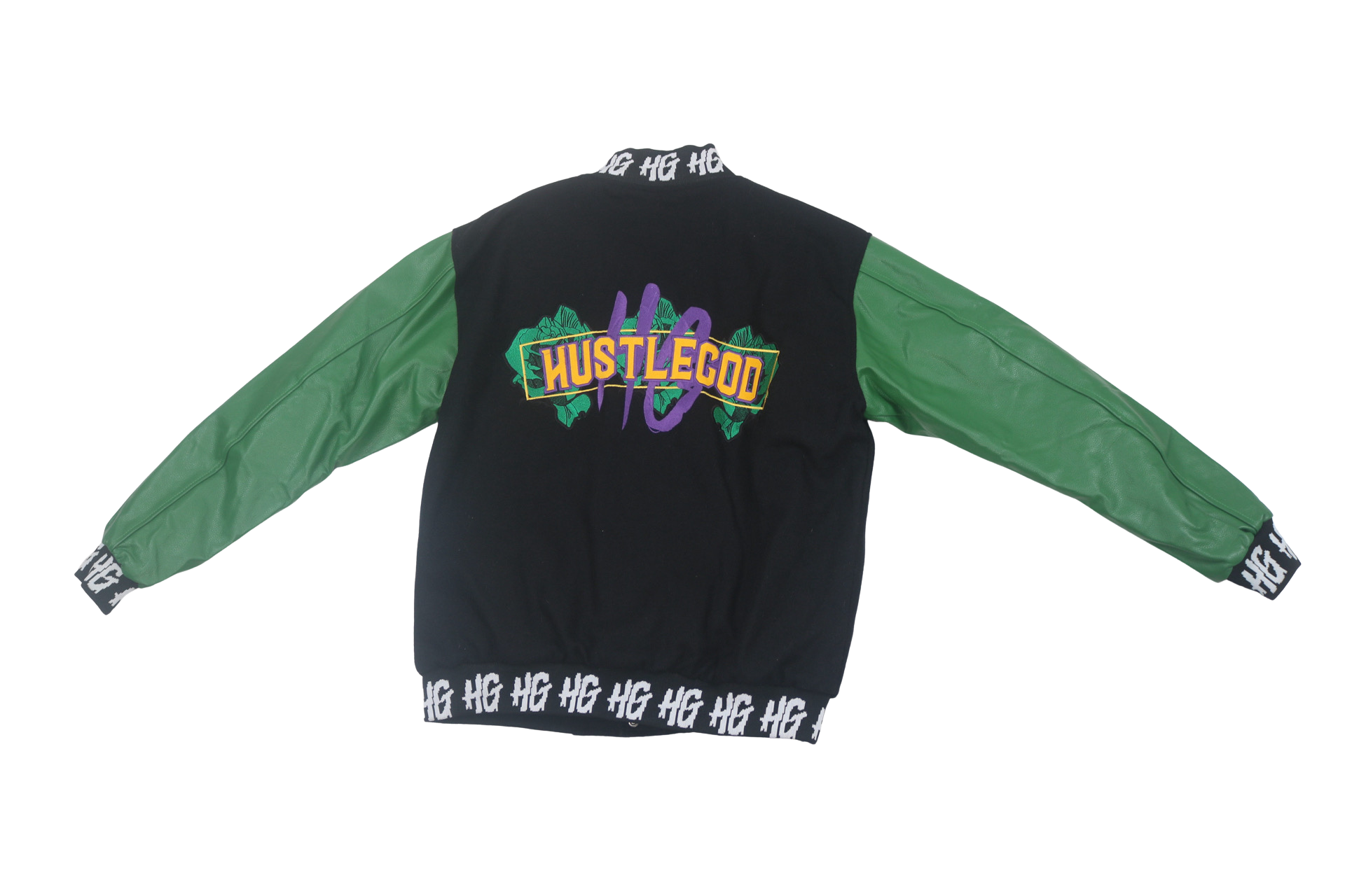 Custom HG3 Letterman Jacket Green