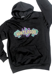 MARDI GRAS Hoodie BLACK