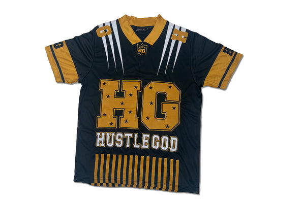 Hustle God Black & Gold Jersey